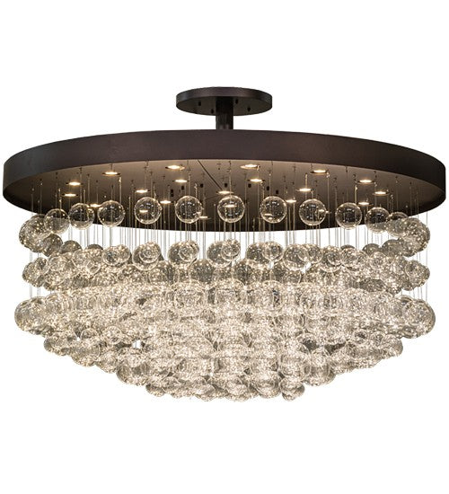 2nd Ave Lighting Bulle 72" Semi-Flushmount in Mahogany Bronze