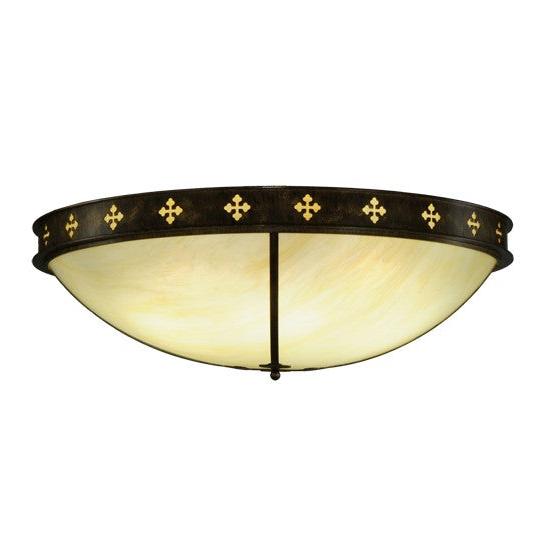 2nd Ave Lighting Byzantine 46" Flushmount With Brushed Gold Finish
