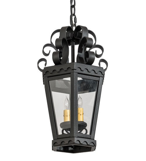 2nd Ave Lighting Cadenza 10" Pendant in Textured Black Finish