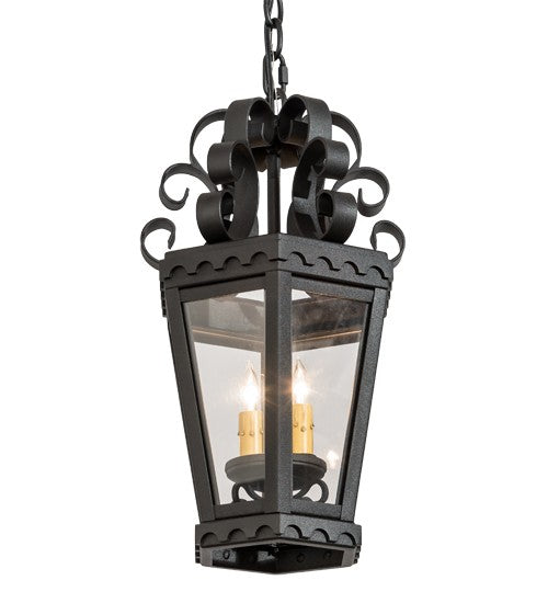 2nd Ave Lighting Cadenza 10" Pendant in Textured Black Finish