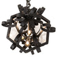 2nd Ave Lighting Cadenza 18" Pendant in Textured Black Finish