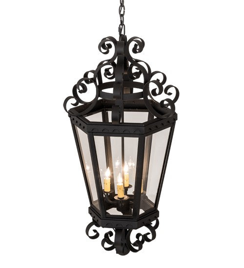 2nd Ave Lighting Cadenza 18" Pendant in Textured Black Finish