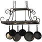 2nd Ave Lighting Caiden 43" Long 2 Light Pot Rack in Timeless Bronze