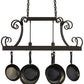 2nd Ave Lighting Caiden 43" Long 2 Light Pot Rack in Timeless Bronze
