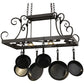 2nd Ave Lighting Caiden 43" Long 2 Light Pot Rack in Timeless Bronze