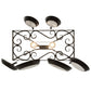 2nd Ave Lighting Caiden 43" Long 2 Light Pot Rack in Timeless Bronze