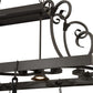 2nd Ave Lighting Caiden 43" Long 2 Light Pot Rack in Timeless Bronze