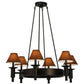 2nd Ave Lighting Calais 36" Wide 6 LT Chandelier in Mahogany Bronze