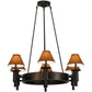 2nd Ave Lighting Calais 36" Wide 6 LT Chandelier in Mahogany Bronze