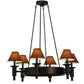2nd Ave Lighting Calais 36" Wide 6 LT Chandelier in Mahogany Bronze