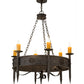 2nd Ave Lighting Calandra 36" Wide 6 LT Chandelier in Golden Bronze Finish