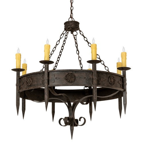 2nd Ave Lighting Calandra 42" Wide 8 Light Chandelier in Coffee Bean Finish