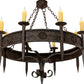 2nd Ave Lighting Calandra 42" Wide 8 Light Chandelier in Coffee Bean Finish