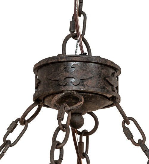 2nd Ave Lighting Calandra 42" Wide 8 Light Chandelier in Coffee Bean Finish