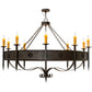2nd Ave Lighting Calandra 66" Wide 10 LT Chandelier in Chestnut Finish