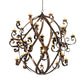 2nd Ave Lighting Caliope 100" Wide Chandelier in Rococco Finish
