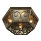 2nd Ave Lighting Camilla 20" Wide Flushmount in Copper Rust Finish