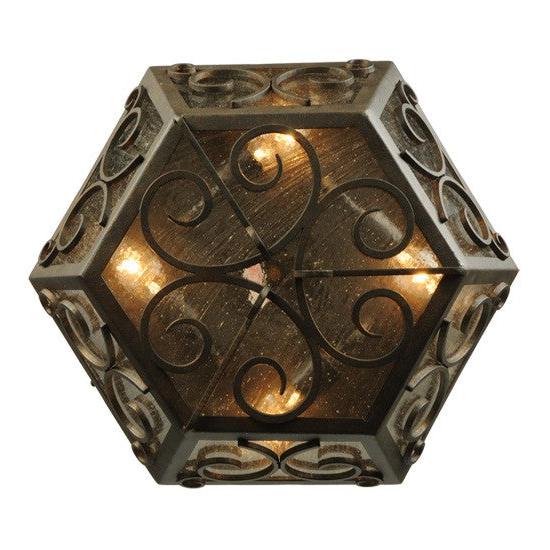 2nd Ave Lighting Camilla 20" Wide Flushmount in Copper Rust Finish