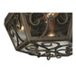2nd Ave Lighting Camilla 20" Wide Flushmount in Copper Rust Finish