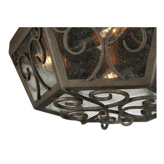2nd Ave Lighting Camilla 20" Wide Flushmount in Copper Rust Finish
