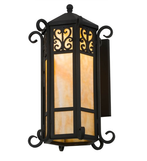 2nd Ave Lighting Caprice 12" Lantern Wall Sconce Finish
