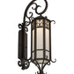 2nd Ave Lighting Caprice 12" Lantern Wall Sconce in Wrought Iron Finish