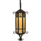 2nd Ave Lighting Caprice 12" Lantern Wall Sconce in Wrought Iron Finish