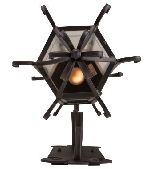 2nd Ave Lighting Caprice 12" Lantern Wall Sconce in Wrought Iron Finish