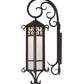2nd Ave Lighting Caprice 12" Lantern Wall Sconce in Wrought Iron Finish