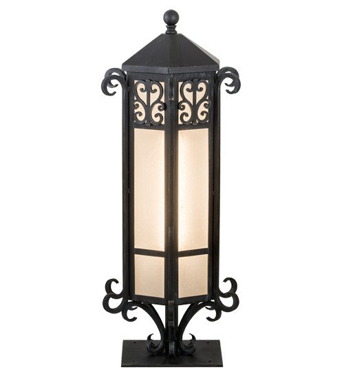 2nd Ave Lighting Caprice 12" Pier Mount in Antique Iron Gate Finish