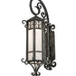 2nd Ave Lighting Caprice 12" Wide Lantern Wall Sconce in Antique Iron Gate Finish