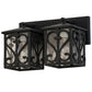 2nd Ave Lighting Caprice 14" Wide 2 LT Vanity Light in Wrought Iron Finish