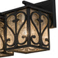 2nd Ave Lighting Caprice 14" Wide 2 LT Vanity Light in Wrought Iron Finish