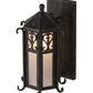 2nd Ave Lighting Caprice 9" Lantern Wall Sconce in Antique Iron Gate Finish