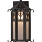 2nd Ave Lighting Caprice 9" Lantern Wall Sconce in Antique Iron Gate Finish