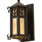 2nd Ave Lighting Caprice 9" Lantern Wall Sconce in Textured Black Finish