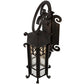 2nd Ave Lighting Caprice 9" Lantern Wall Sconce in Weathered Red Finish