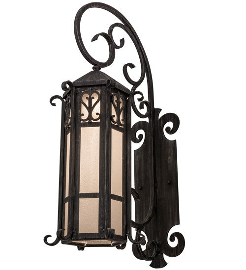 2nd Ave Lighting Caprice 9" Wall Sconce in Antique Iron Gate Finish