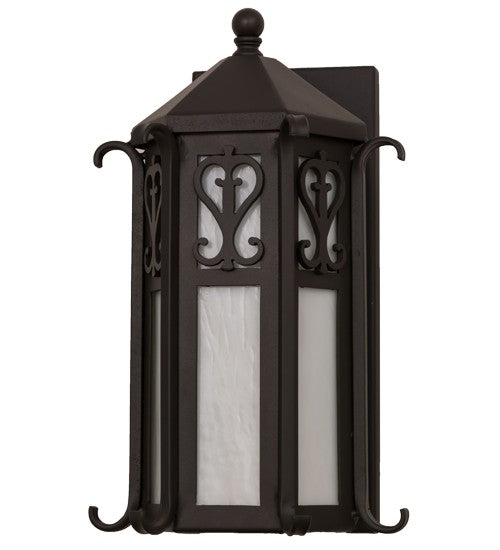 2nd Ave Lighting Caprice 9" Wall Sconce in Wrought Iron Finish