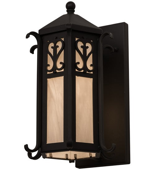 2nd Ave Lighting Caprice 9" Wall Sconce in Wrought Iron Finish