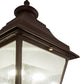 2nd Ave Lighting Carefree 16" Lantern Wall Sconce in Rustic Bronze Finish