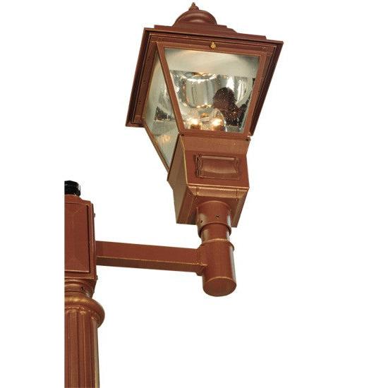 2nd Ave Lighting Carefree 46" Long 2 Lantern Outdoor Street Lamp in Rustic Bronze