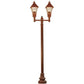 2nd Ave Lighting Carefree 46" Long 2 Lantern Outdoor Street Lamp in Rustic Bronze