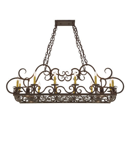 2nd Ave Lighting Carlotta 48" Pendant in Gilded Tobacco Finish