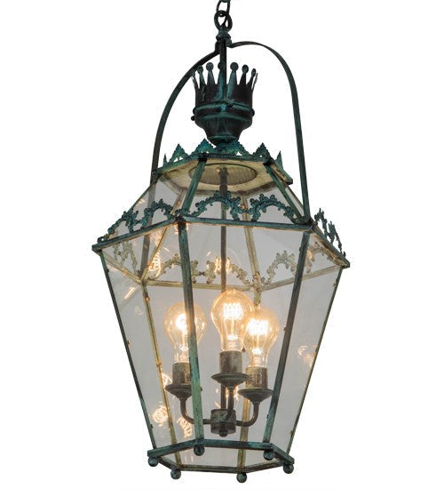 2nd Ave Lighting Carnaby 18" Pendant in Craftsman Verdigris Finish