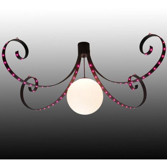 2nd Ave Lighting Carnevale 96" 4 LT Chandelier in Cajun Spice Finish