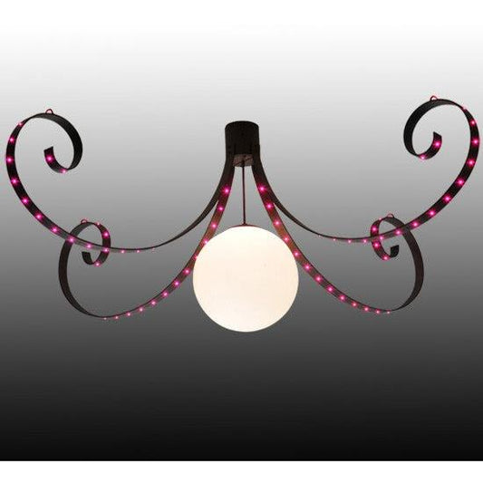 2nd Ave Lighting Carnevale 96" 4 LT Chandelier in Cajun Spice Finish