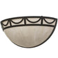 2nd Ave Lighting Carousel 18" Wall Sconce in Oil Rubbed Bronze Finish