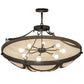 2nd Ave Lighting Carousel 42" Inverted Pendant in Oil Rubbed Bronze Finish