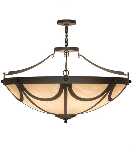 2nd Ave Lighting Carousel 42" Inverted Pendant in Oil Rubbed Bronze Finish